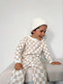 checkered-jacquard-pullover-sweater Luna and Luca Newborn Baby Clothes